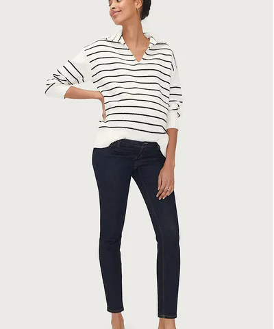 Bump City Hatch: The Slim Maternity Jean (Dark Denim)