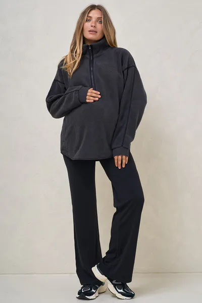 Bae the Label Soft State Fleece Sweat - Slate