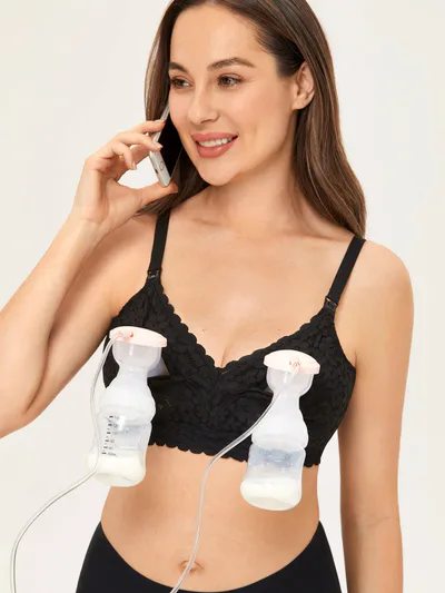 Momanda Lace Hands Free Pumping Bra