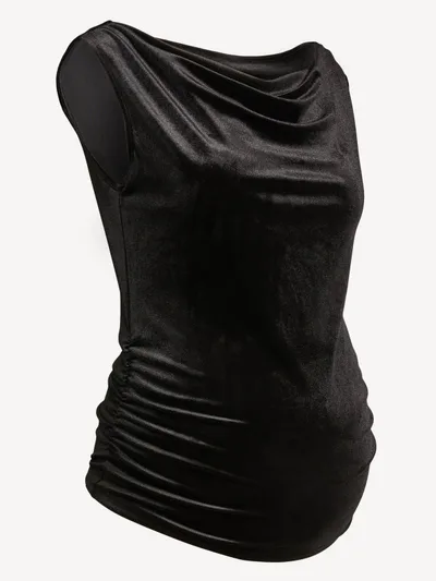 Old Navy Maternity Velvet Asymmetrical Shoulder Top