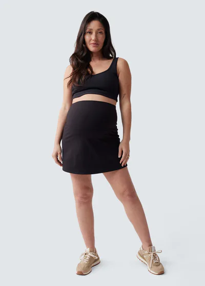 Ingrid & Isabel Maternity Athletic Skort With Built In Shorts