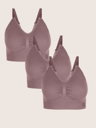 Kindred Bravely Wash Wear Spare® Nellie Wireless Bra Pack | Twilight