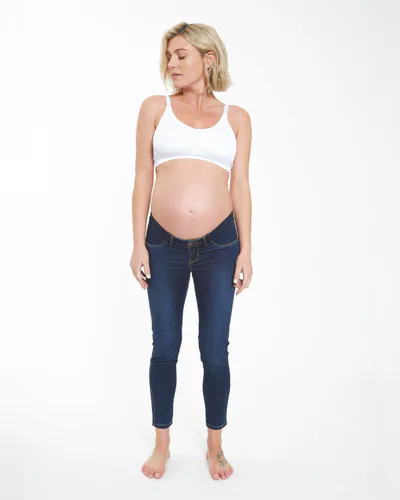 Ripe Maternity Isla Ankle Grazer Indigo