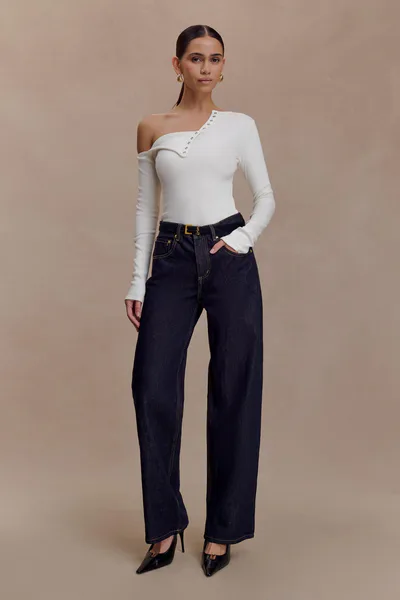 MESHKI Maelle Off Shoulder Long Sleeve Top