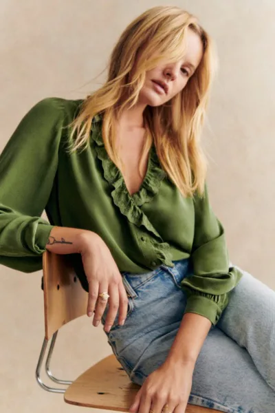 For The Creators Rosine Shirt - Olive Green