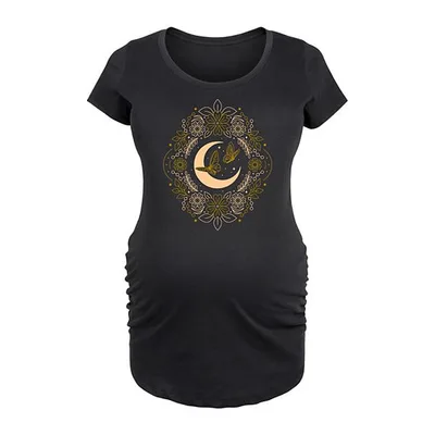 Kohl's Maternity Celestial Florals Graphic Tee