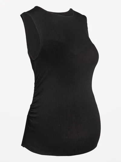 Old Navy Maternity Sleeveless High-Neck Rib Top
