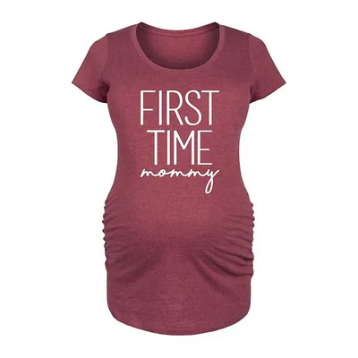 Kohl's Maternity First Time Mommy Graphic Tee