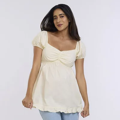 Kohl's Maternity Motherhood® Off-The-Shoulder Ruched Top