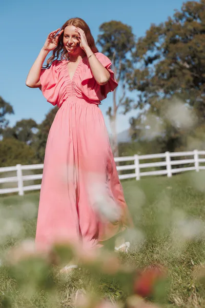 Petal & Pup Gianna Puff Sleeve Maxi Dress