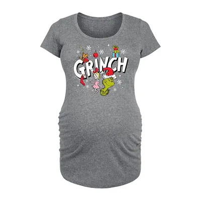 Kohl's Maternity The Grinch Logo Group Graphic Tee