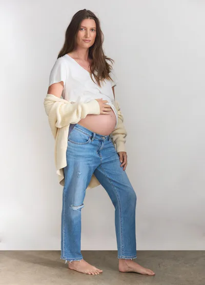 HATCH The Heritage Boyfriend Maternity Jean
