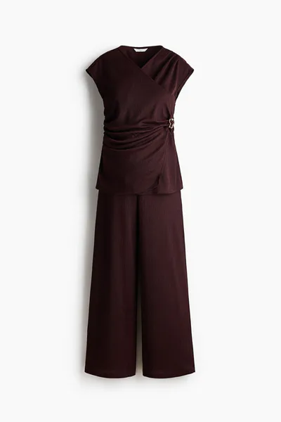 H&M MAMA 2-Piece Crinkled Jersey Set