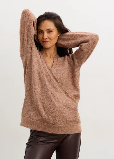 HATCH The Cozy Pointelle Snuggle Sweater
