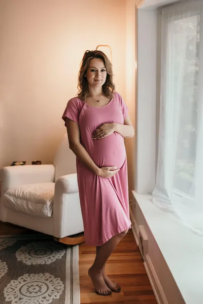 Milk & Baby Rose Labor & Delivery Gown | Epidural & Nursing Friendly