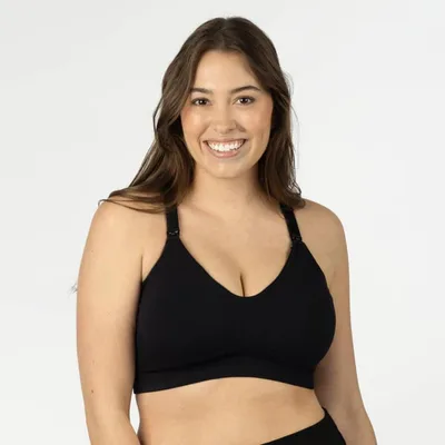 Target kindred by Kindred Bravely Women's Sports Pumping & Nursing Bra - Black L: Hands-Free Maternity Bra, Light Support, Removable Padding