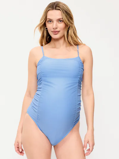 Old Navy Maternity Ruched One-Piece Swimsuit