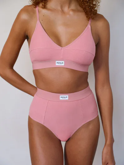 For The Creators Soft Cup Bralette in Dusty Pink