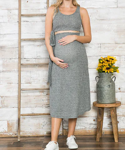 Bump City The Jenelle Set (Grey Mix)