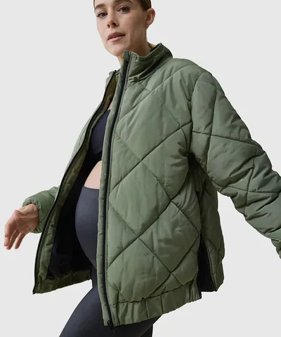 Bump City The Grow with You Puffer Maternity Jacket