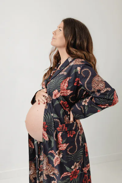 For The Creators Soleia Leopard Print Multi Woven Robe