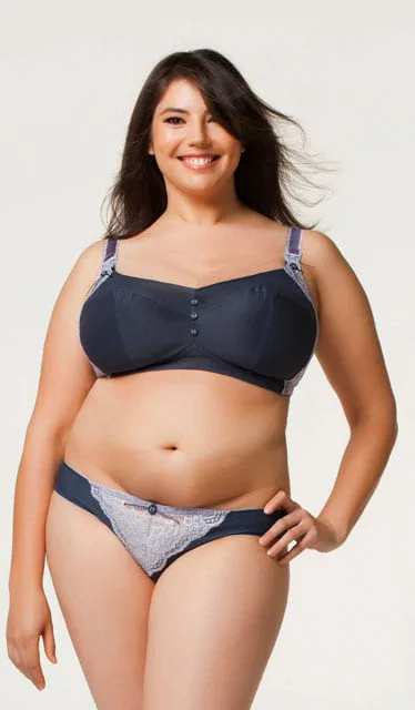 Special Addition SALE!  30% OFF Sorbet Plus Cup Dolphin Grey Sorbet Maternity & Nursing Bra