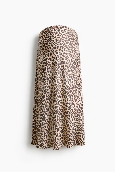 H&M MAMA Satin Slip Skirt