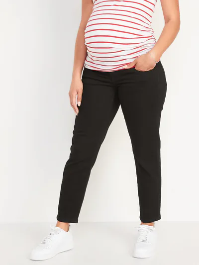 Old Navy Maternity Front Low-Panel OG Straight Jeans