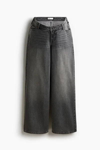 H&M MAMA Wide Low Jeans