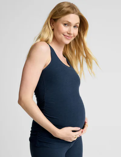 Beyond Yoga Featherweight Let It Grow Racerback Maternity Tank