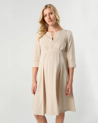 MARION Maternity Sarah Empire Maternity & Nursing Dress in TENCEL (Regular & Petite)