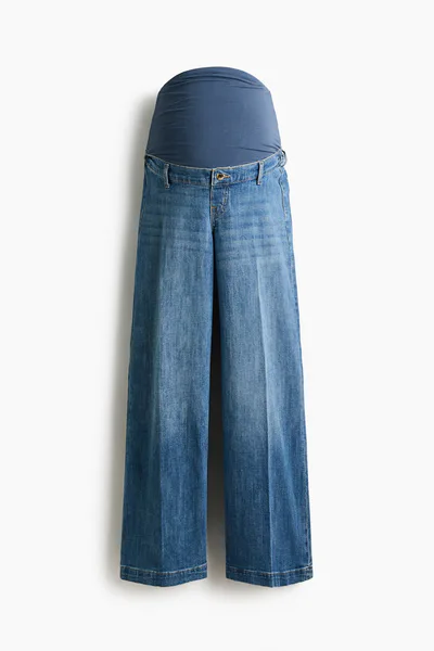 H&M MAMA Wide Leg Jeans