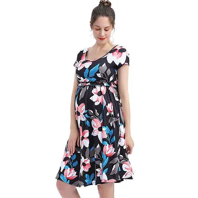 Kohl's Maternity Pokkori Nursing Skater Dress