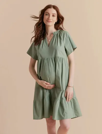 For The Creators Raglan Mini Dress - Green Bay