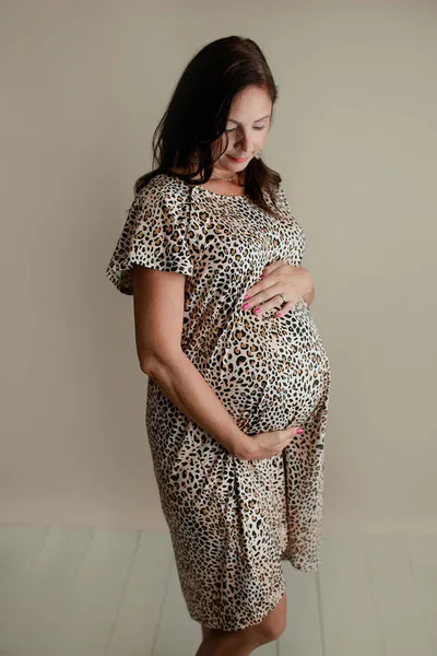Milk & Baby Leopard Print Labor & Delivery Gown | Epidural & Nursing Friendly
