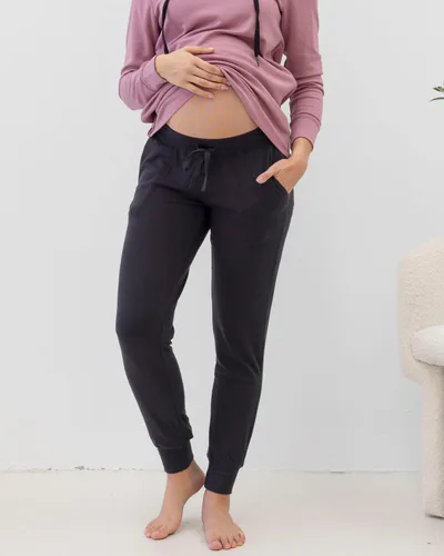 Angel Maternity Low Waist Maternity  Rib Jogger Pants