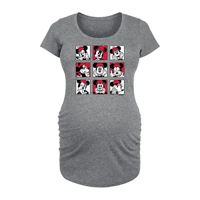 Kohl's Disney's Minnie Mouse Maternity Grid Graphic Tee