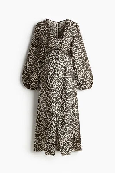 H&M MAMA Button-Front Dress