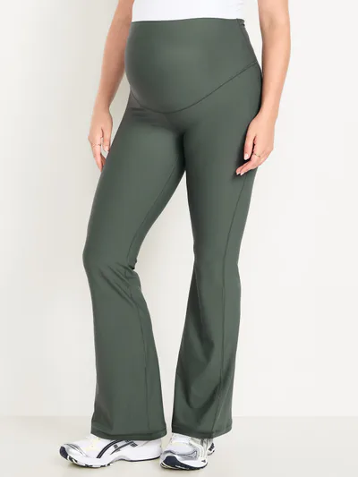Old Navy Maternity Full-Panel PowerSoft Flare Leggings