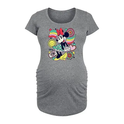 Kohl's Disney's Minnie Mouse Maternity Collage Graphic Tee