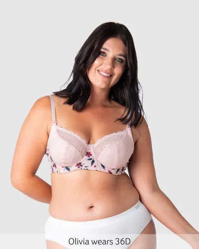 Hotmilk Lingerie Temptation Full Cup Nursing Bra - Bloom