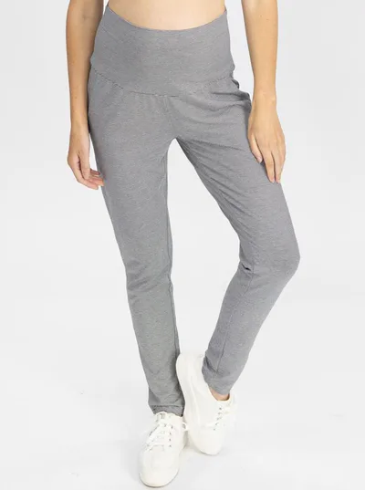 Angel Maternity Maternity Comfy Lounge Pants in Thin Navy Stripes