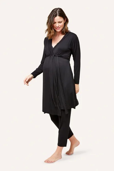 NOM Maternity Second Skin Robe