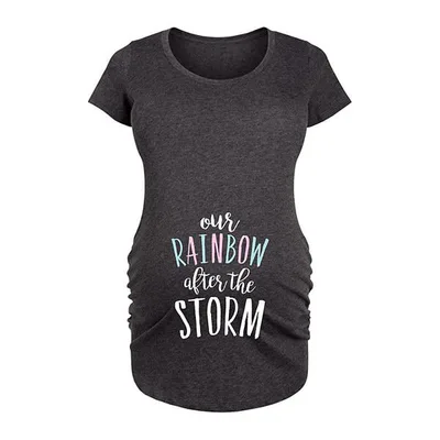 Kohl's Maternity Our Rainbow After the Storm Graphic Tee