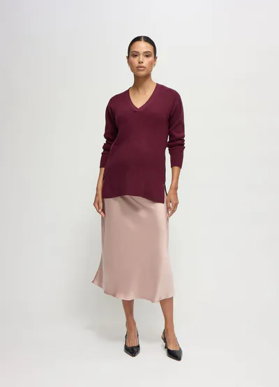 Ingrid & Isabel The Soft Shift Side Zip Maternity and Nursing Sweater