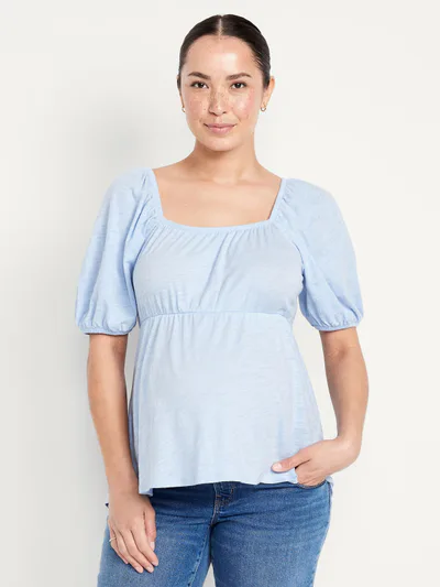 Old Navy Maternity Puff Sleeve Top
