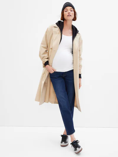 Gap Maternity True Waistband Full Panel Girlfriend Jeans