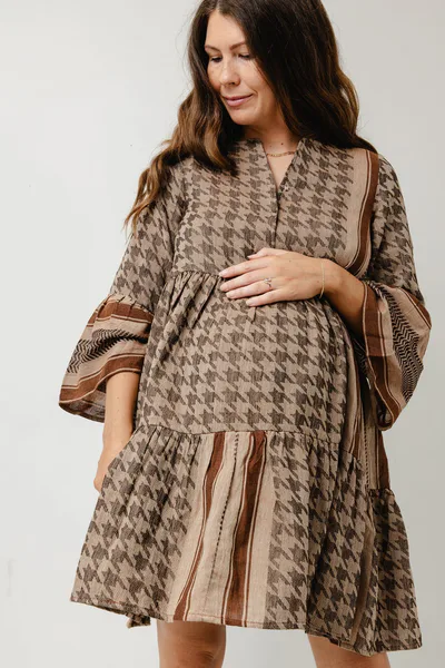 For The Creators Julia Dress Spray/Chestnut