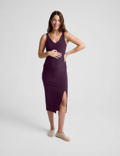 Beyond Yoga Spacedye™ Inspire Maternity Midi Dress