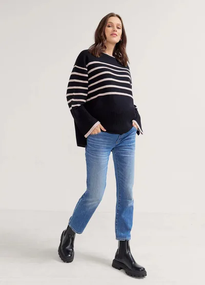HATCH The Over The Bump Straight Maternity Jean